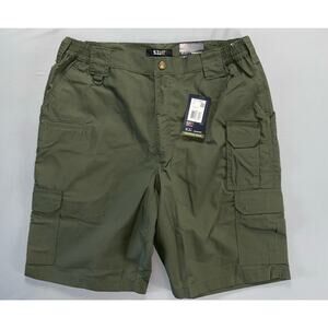 5.11 Tactical Canvas Taclite II Shorts in TDU Green. Men's Size 36, NWT!